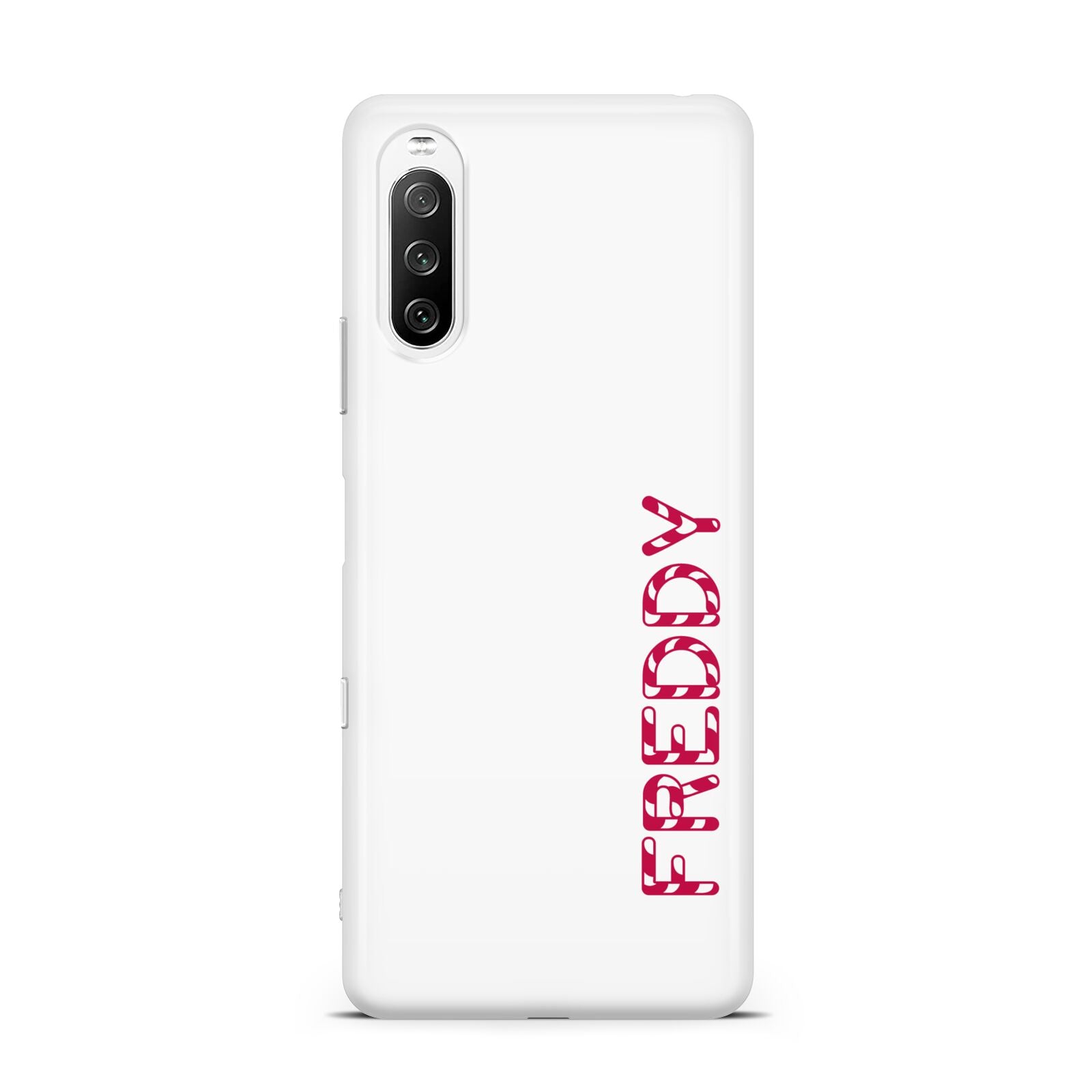 Personalised Candy Cane Name Sony Xperia 10 III Case