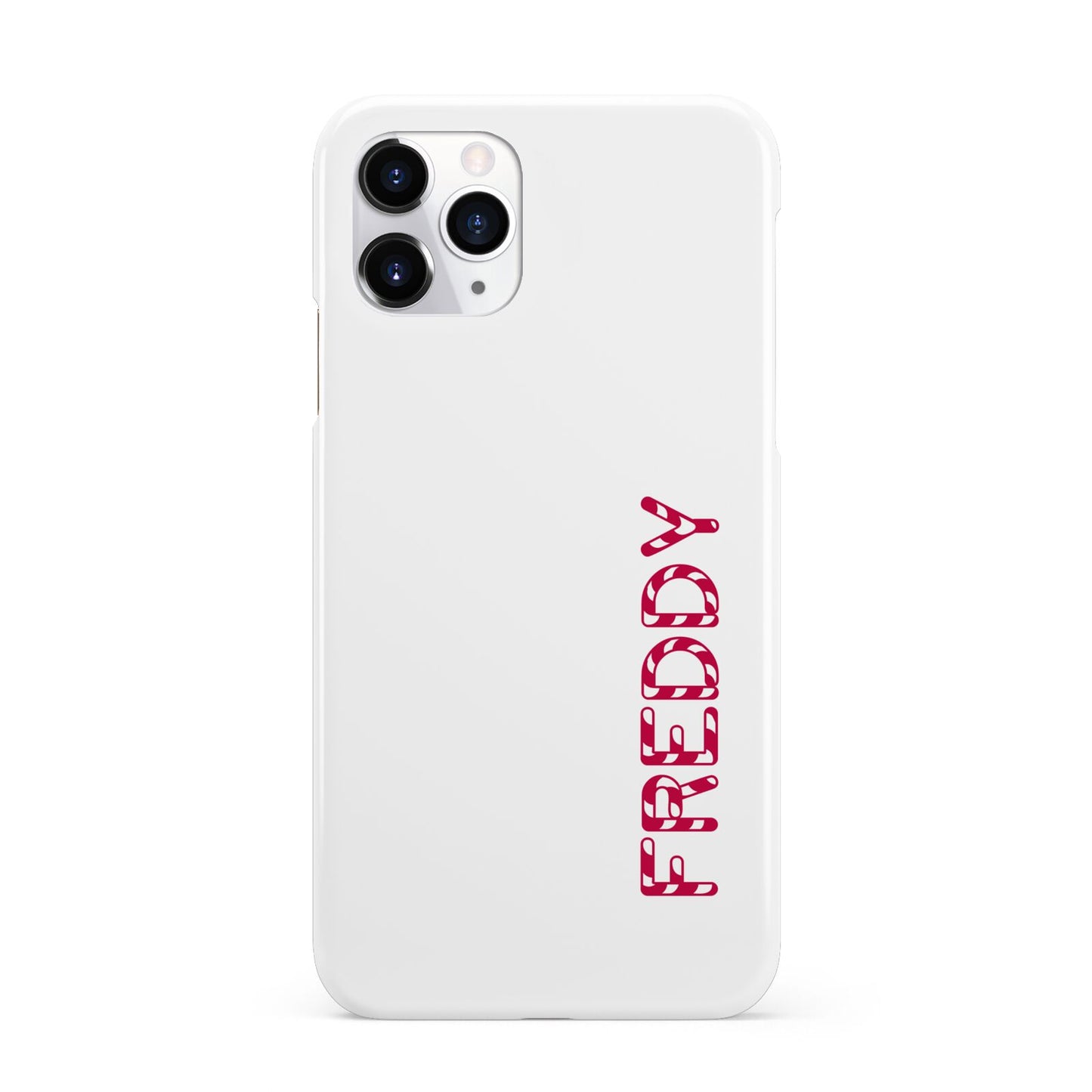 Personalised Candy Cane Name iPhone 11 Pro 3D Snap Case