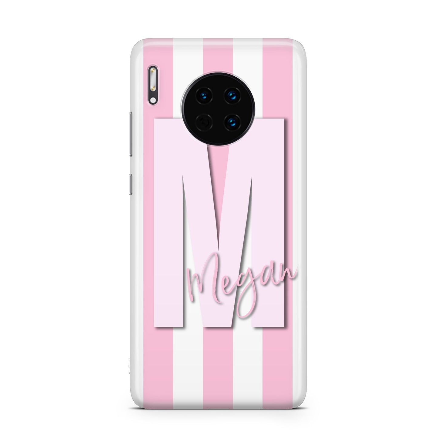 Personalised Candy Stripe Initials Huawei Mate 30