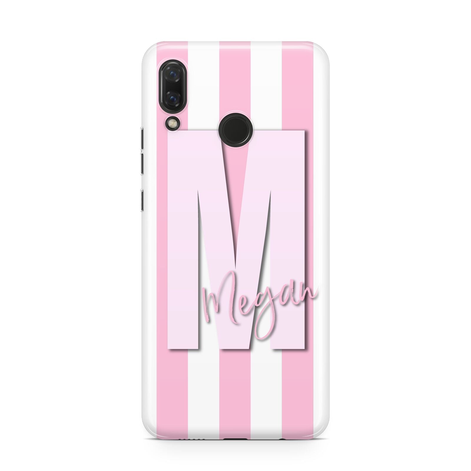 Personalised Candy Stripe Initials Huawei Nova 3 Phone Case