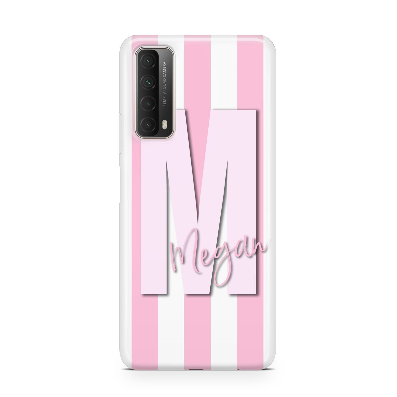 Personalised Candy Stripe Initials Huawei P Smart 2021