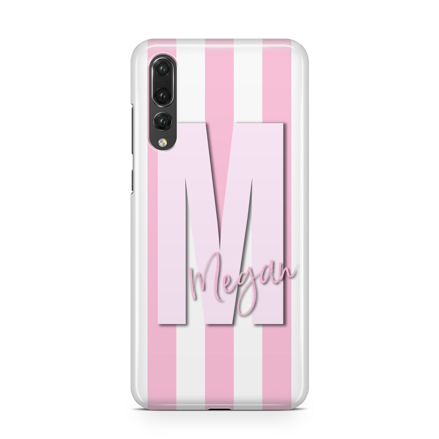 Personalised Candy Stripe Initials Huawei P20 Pro Phone Case