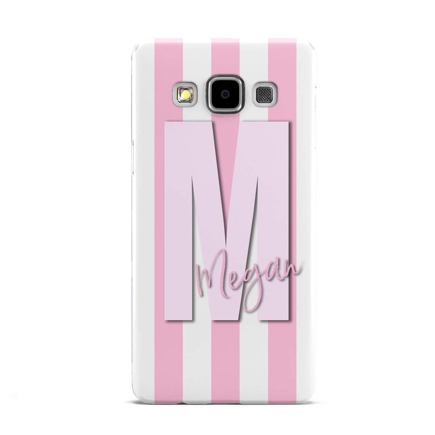 Personalised Candy Stripe Initials Samsung Galaxy A5 Case