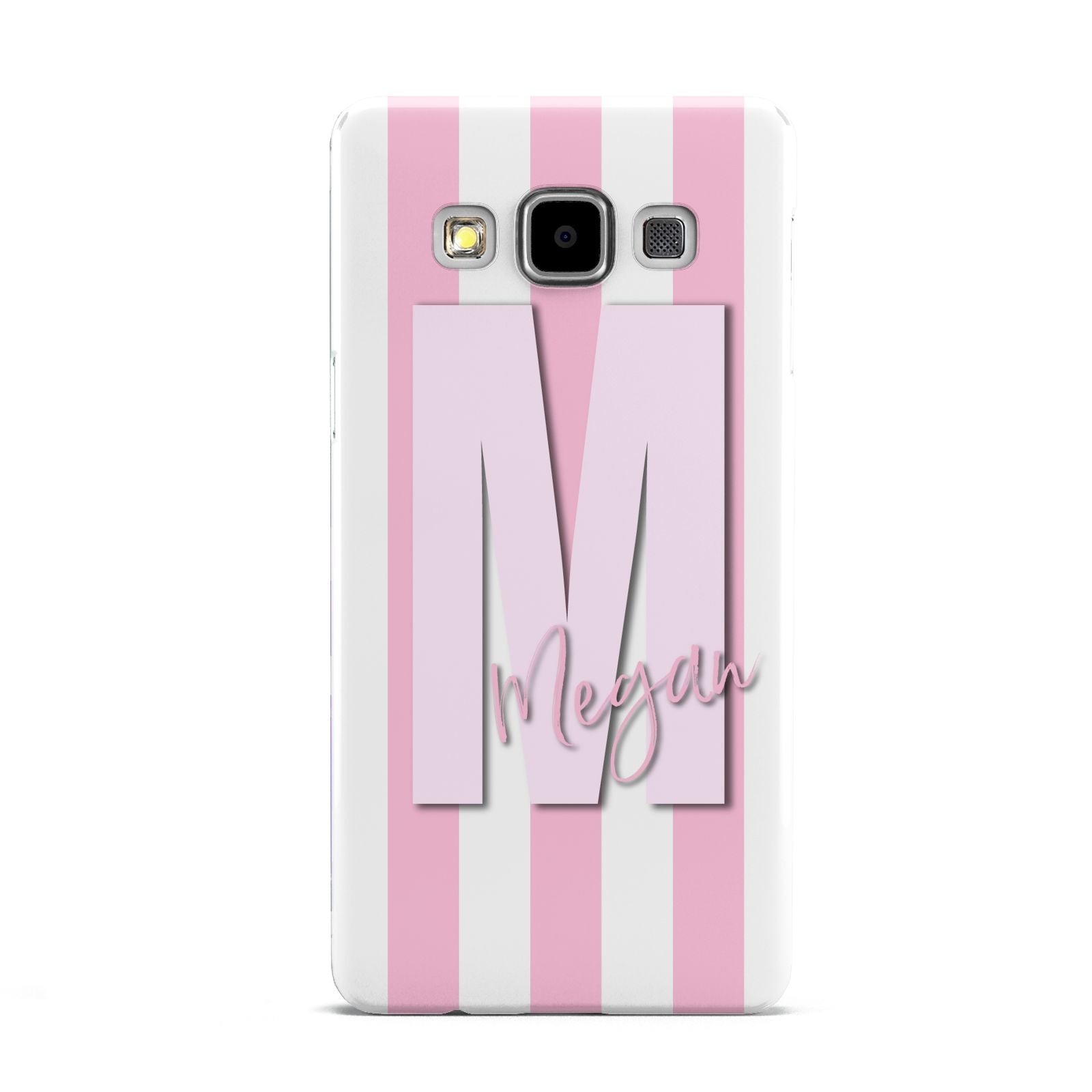 Personalised Candy Stripe Initials Samsung Galaxy A5 Case