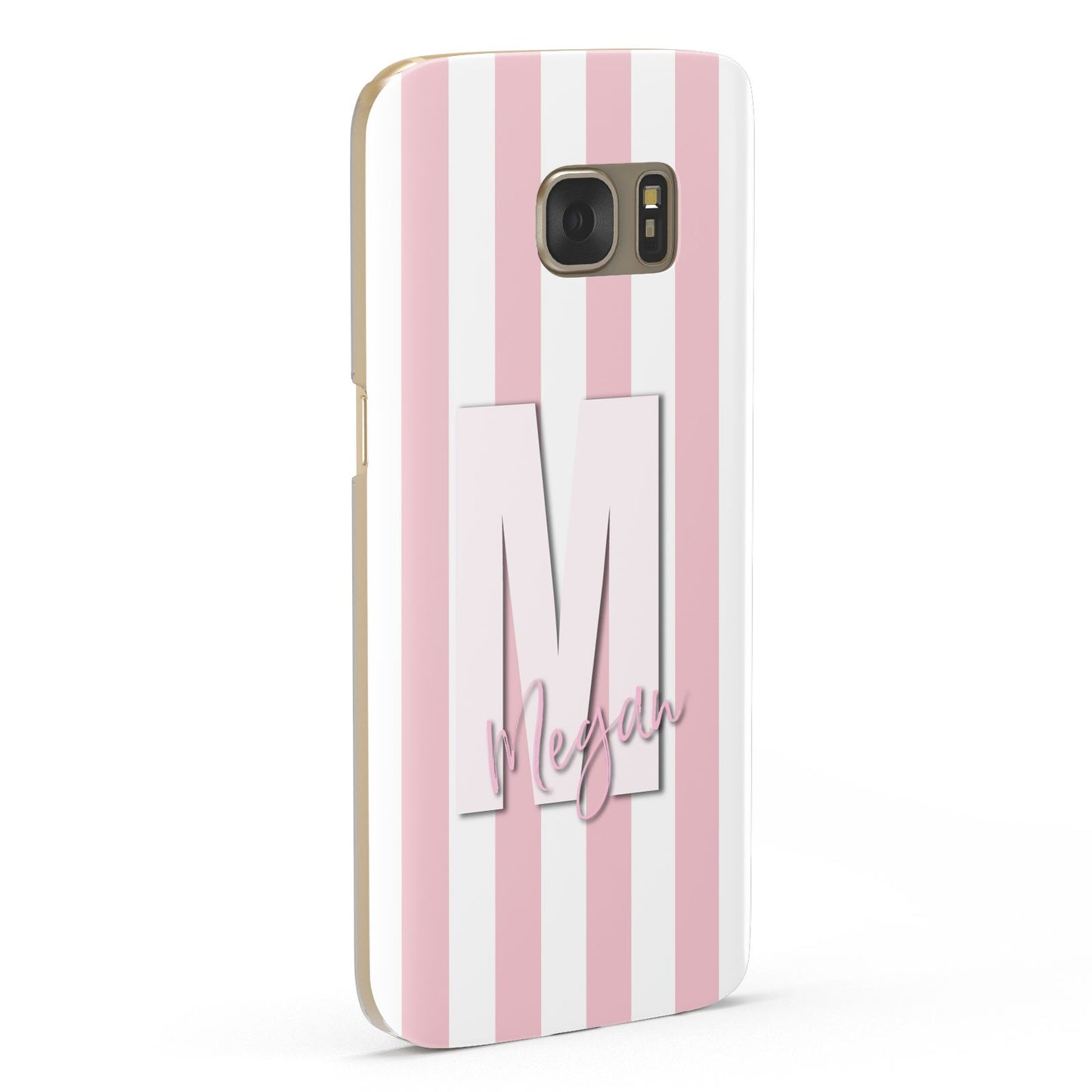 Personalised Candy Stripe Initials Samsung Galaxy Case Fourty Five Degrees