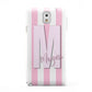Personalised Candy Stripe Initials Samsung Galaxy Note 3 Case