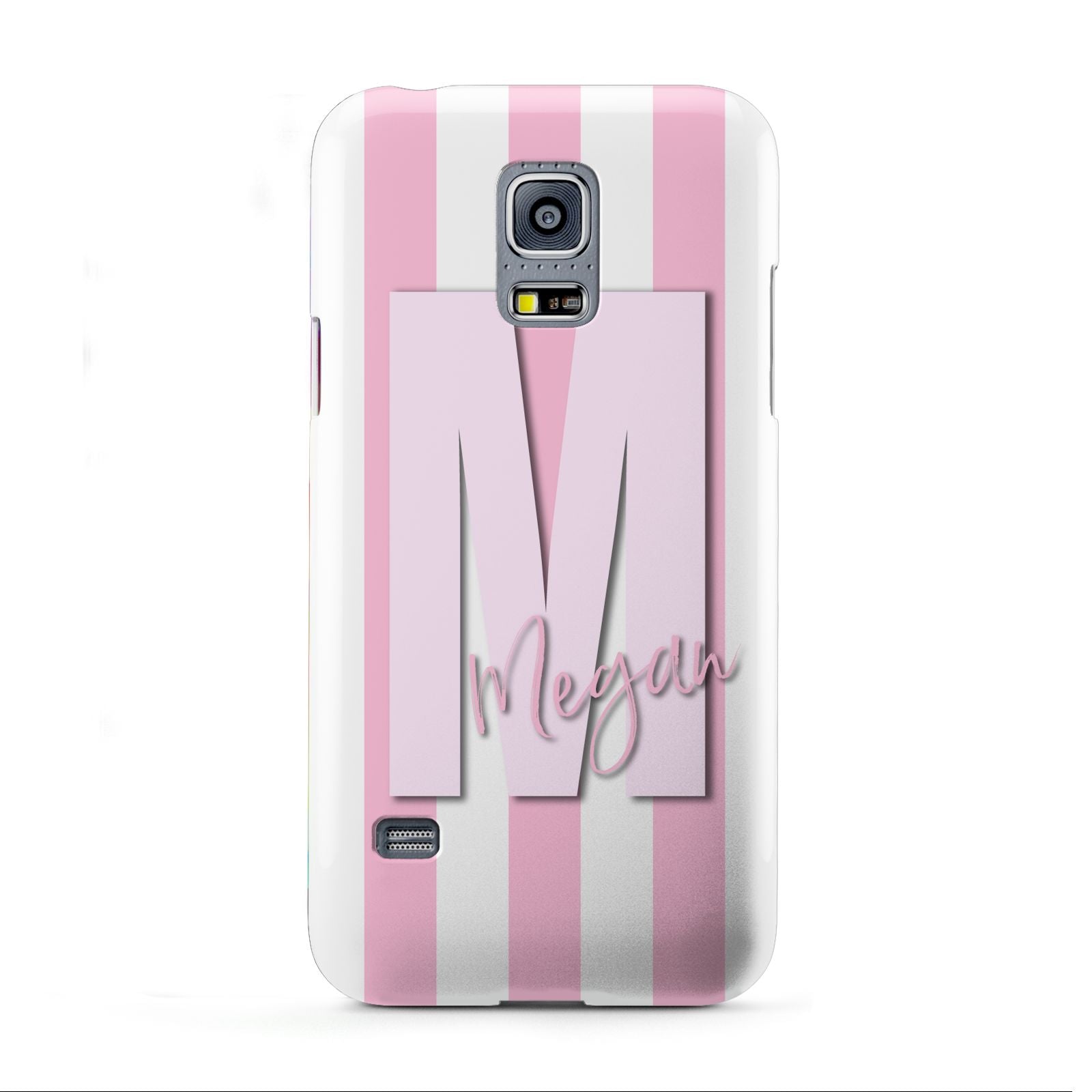 Personalised Candy Stripe Initials Samsung Galaxy S5 Mini Case