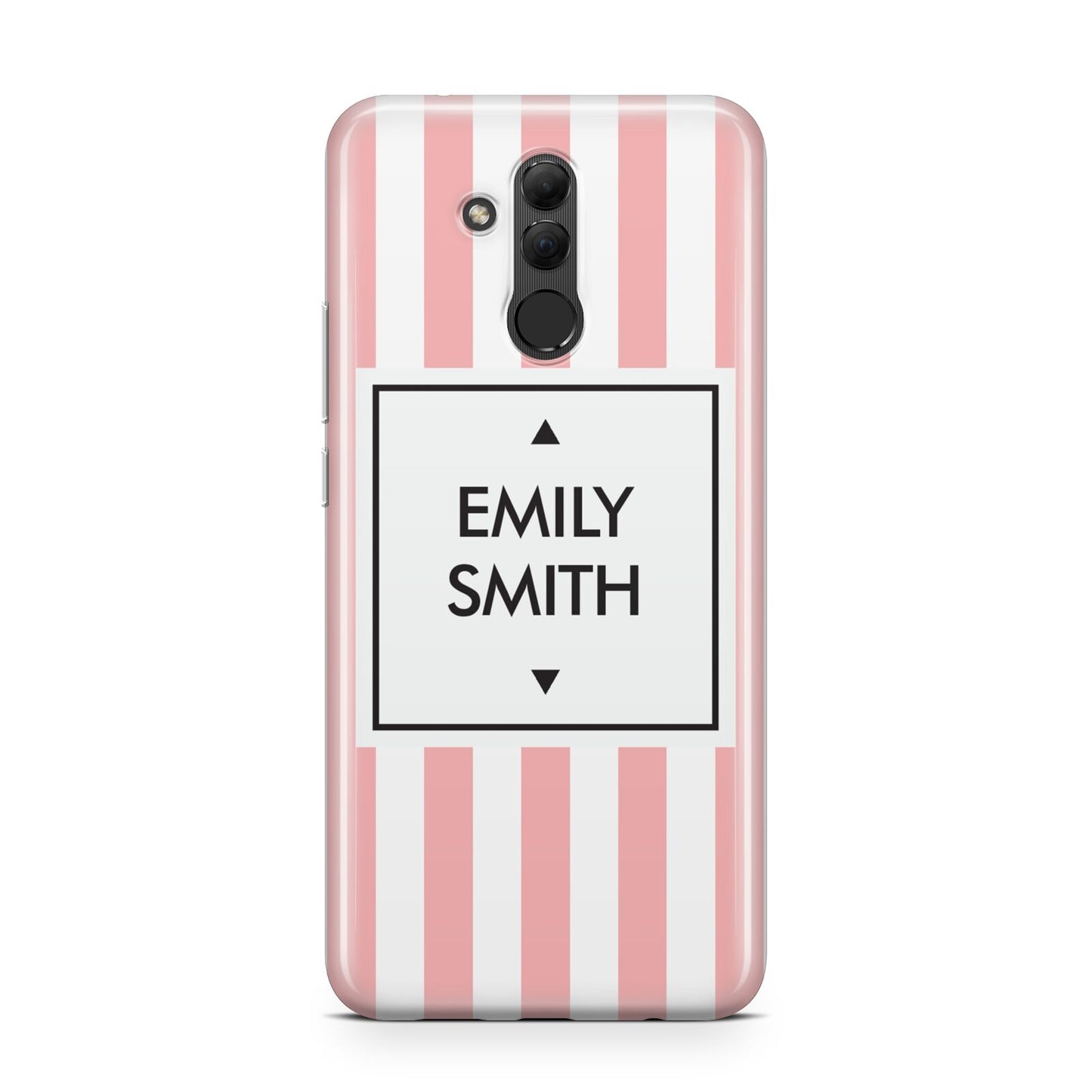 Personalised Candy Striped Name Initials Huawei Mate 20 Lite