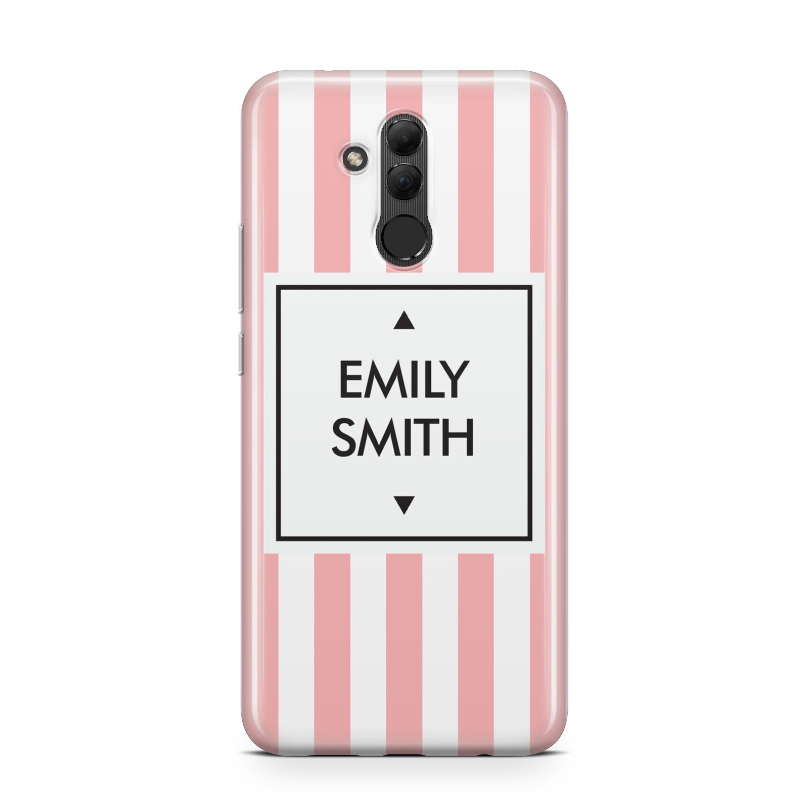 Personalised Candy Striped Name Initials Huawei Mate 20 Lite