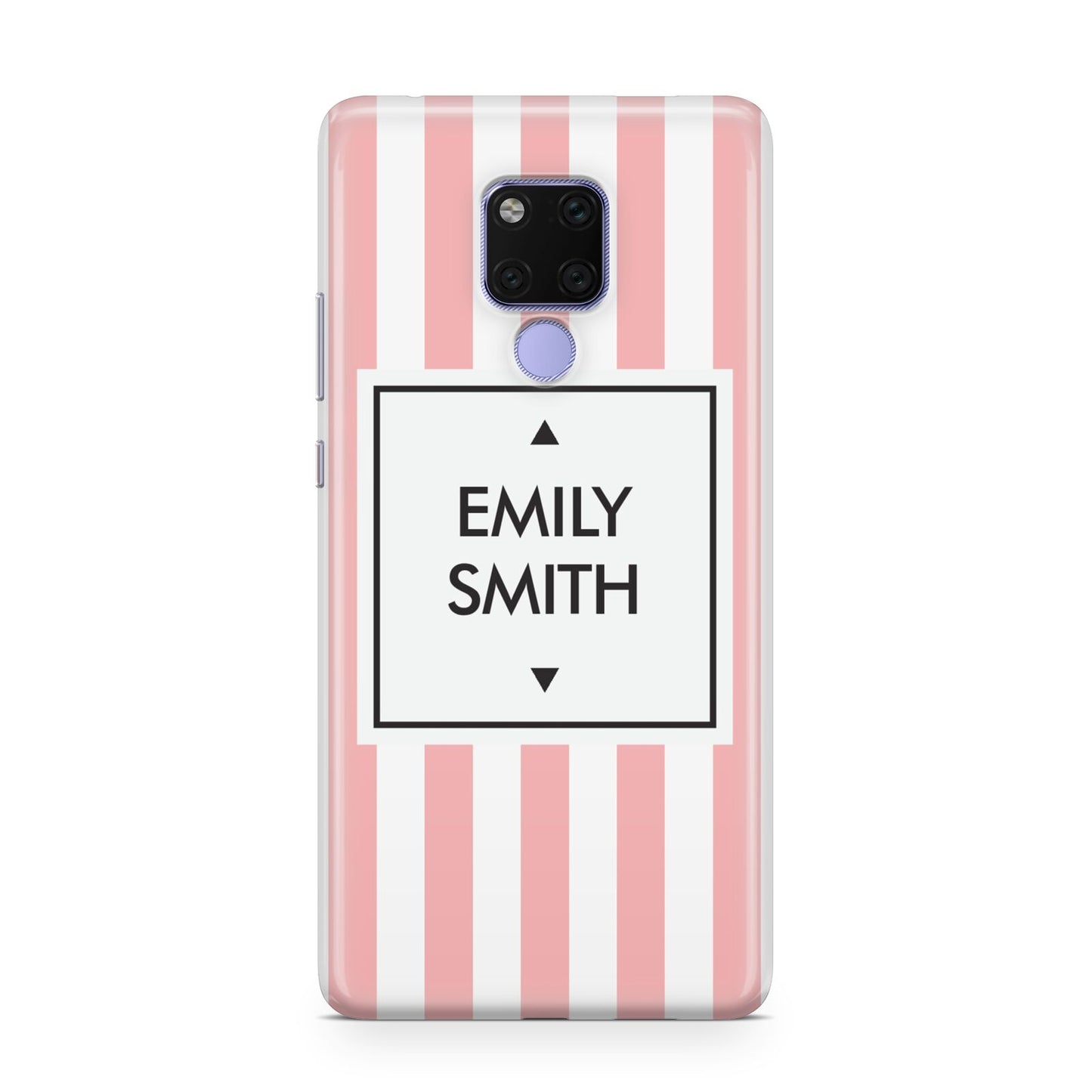 Personalised Candy Striped Name Initials Huawei Mate 20X Phone Case