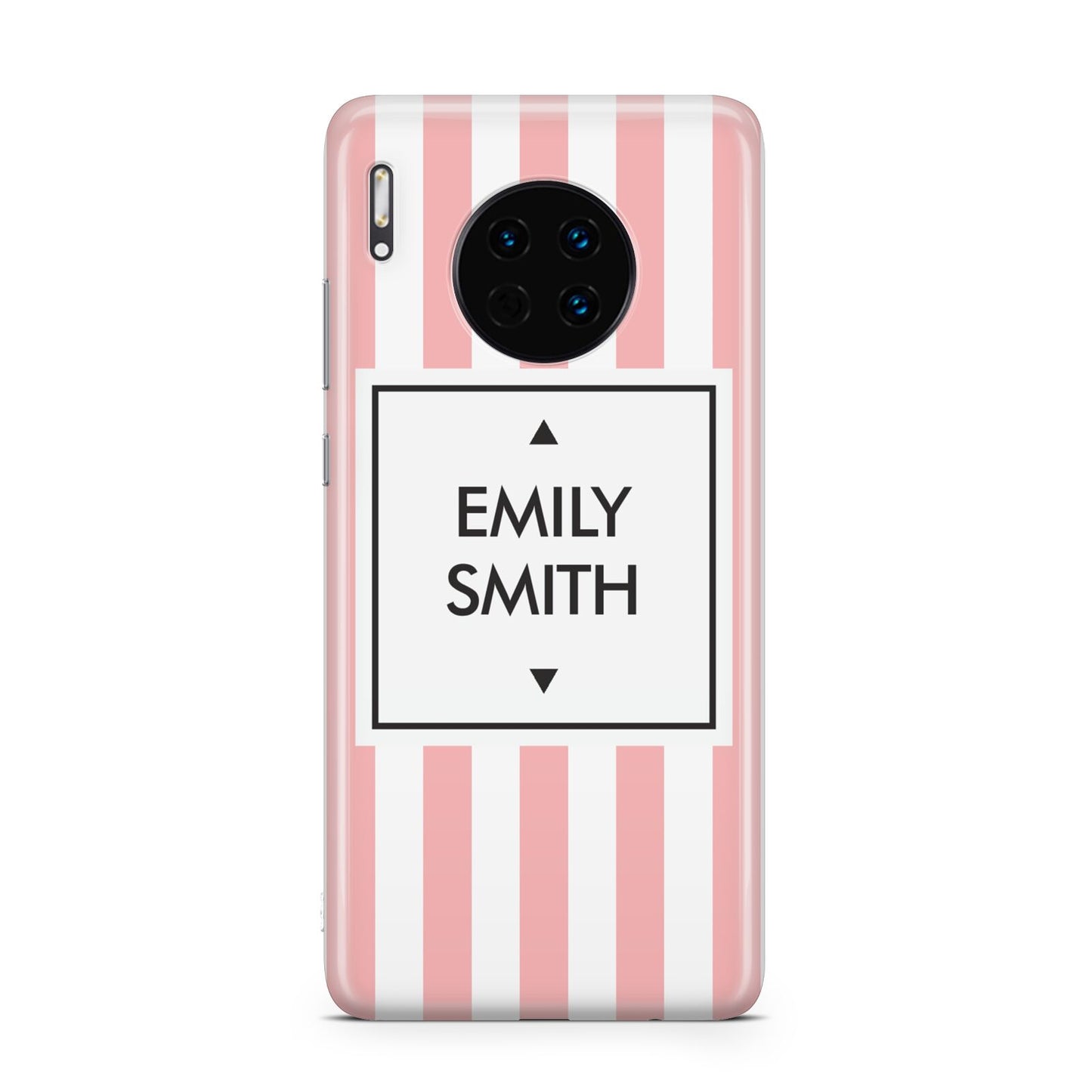 Personalised Candy Striped Name Initials Huawei Mate 30