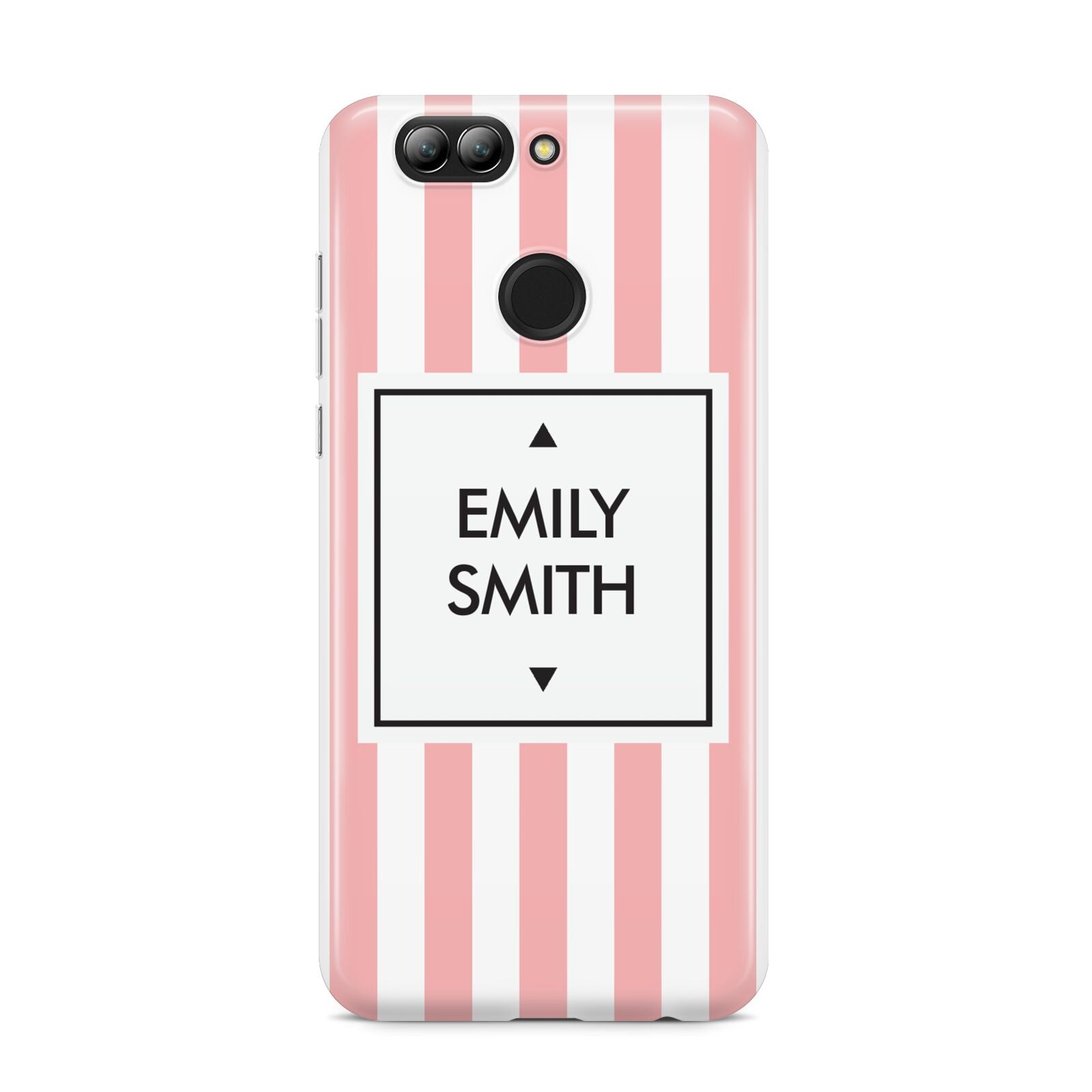 Personalised Candy Striped Name Initials Huawei Nova 2s Phone Case