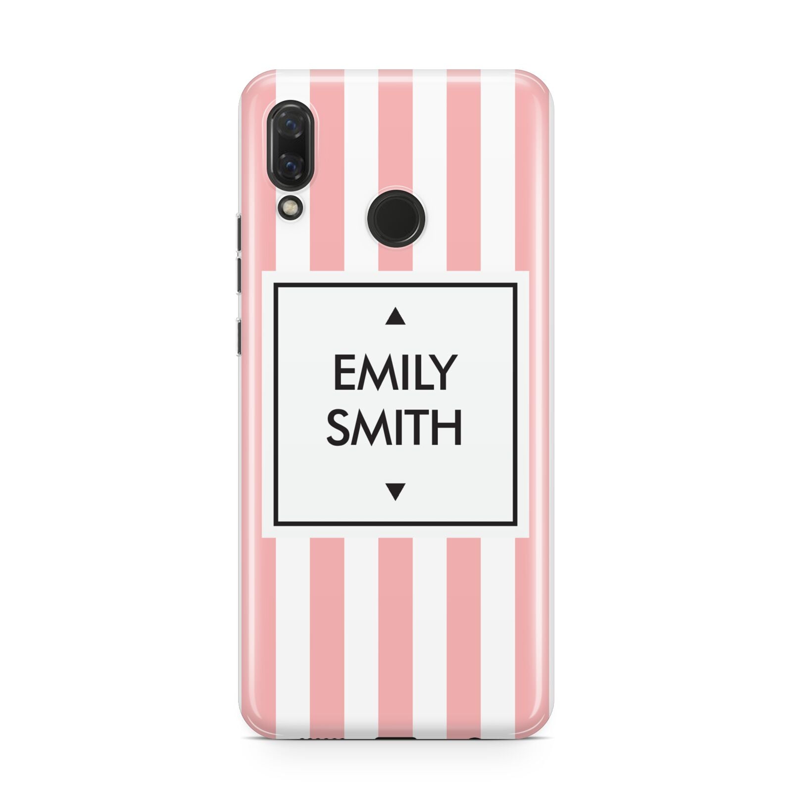 Personalised Candy Striped Name Initials Huawei Nova 3 Phone Case