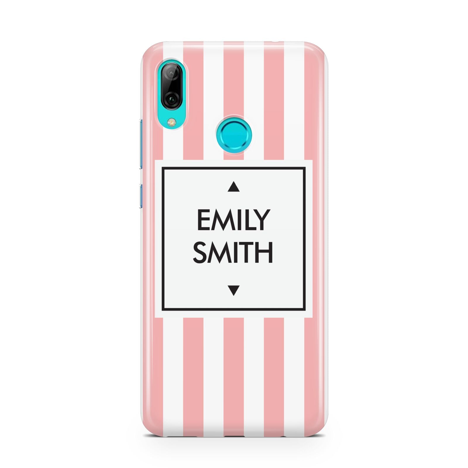 Personalised Candy Striped Name Initials Huawei P Smart 2019 Case