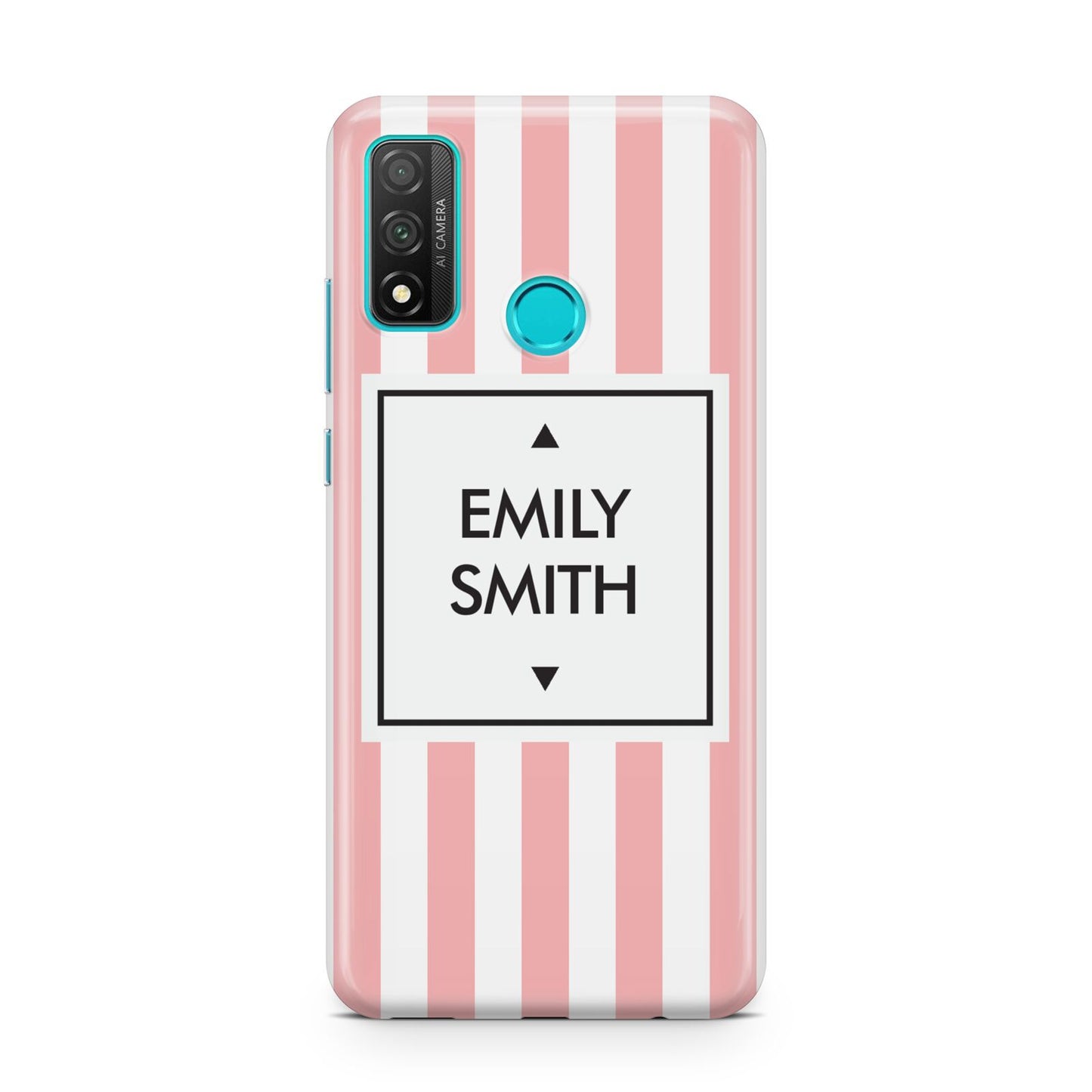 Personalised Candy Striped Name Initials Huawei P Smart 2020