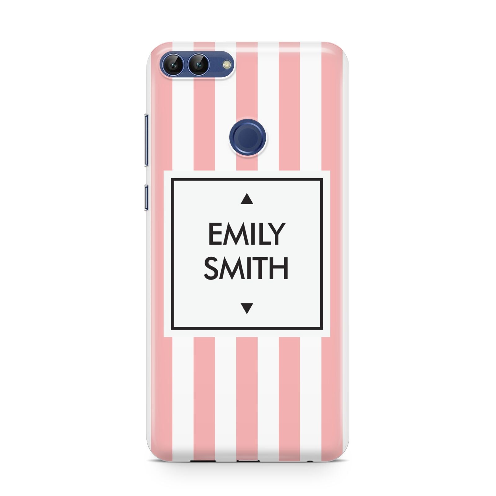 Personalised Candy Striped Name Initials Huawei P Smart Case