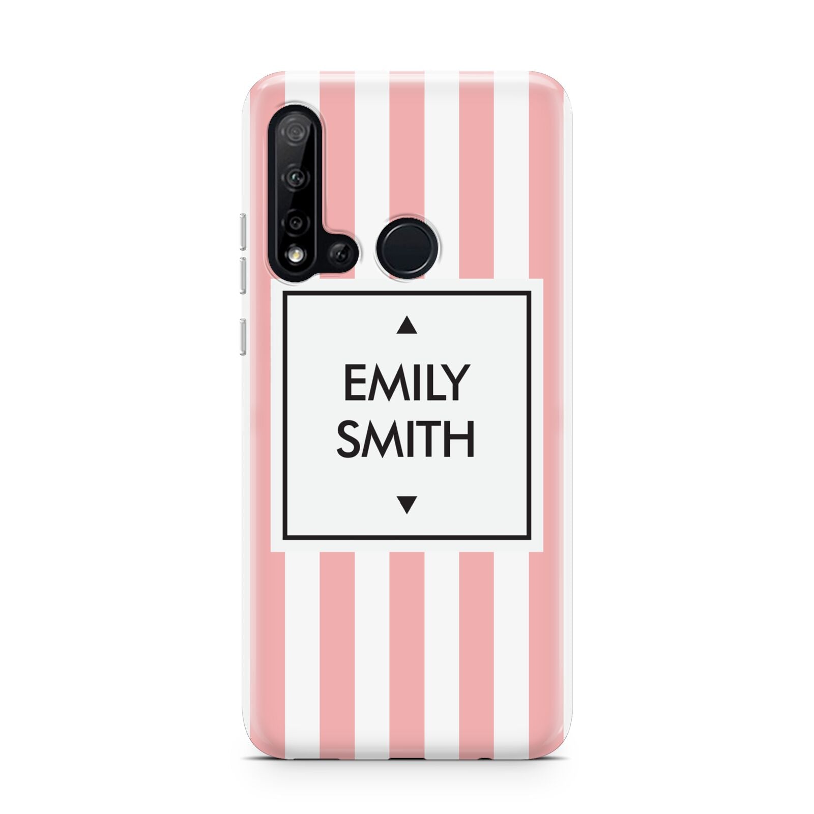 Personalised Candy Striped Name Initials Huawei P20 Lite 5G Phone Case