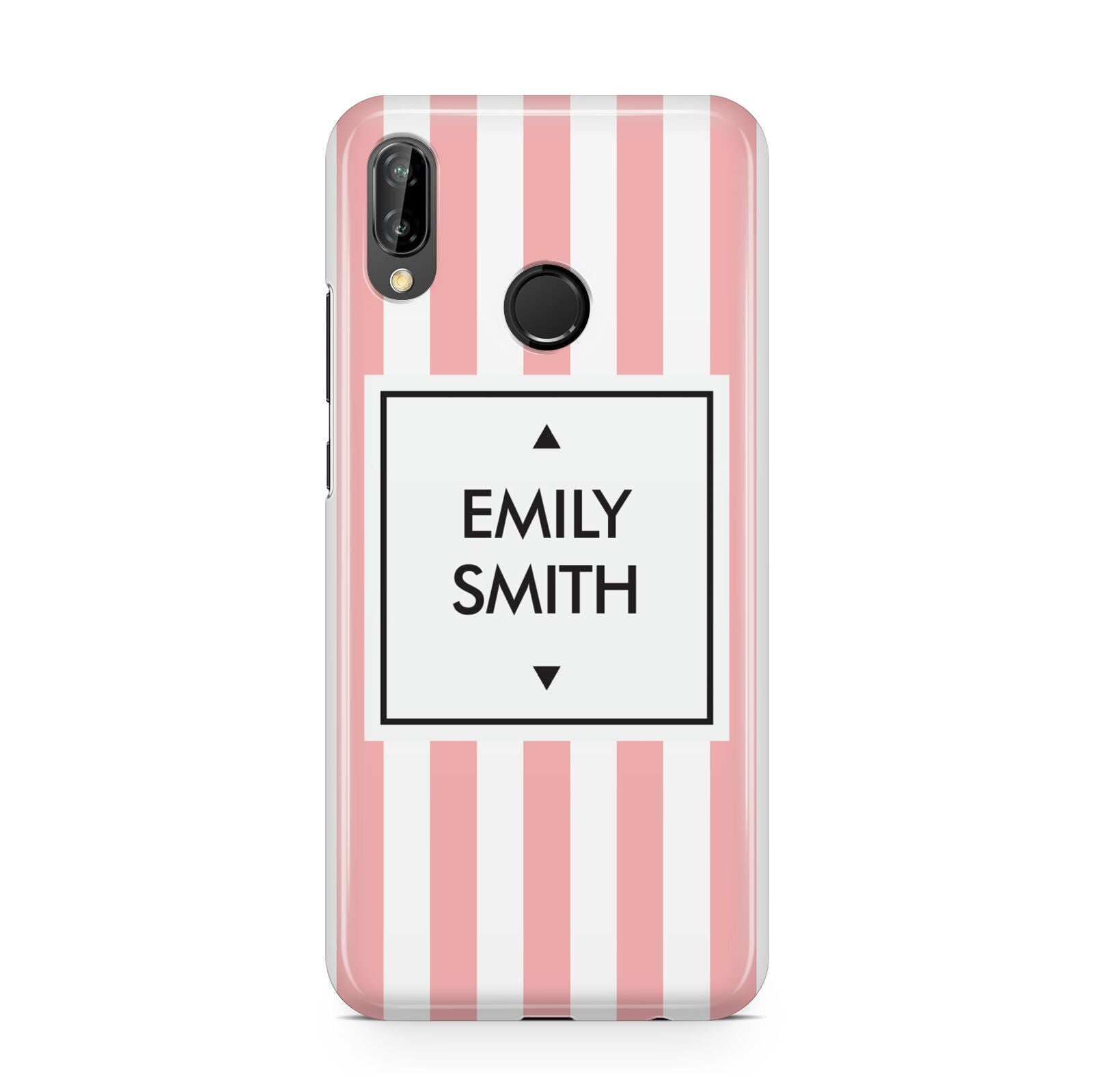 Personalised Candy Striped Name Initials Huawei P20 Lite Phone Case