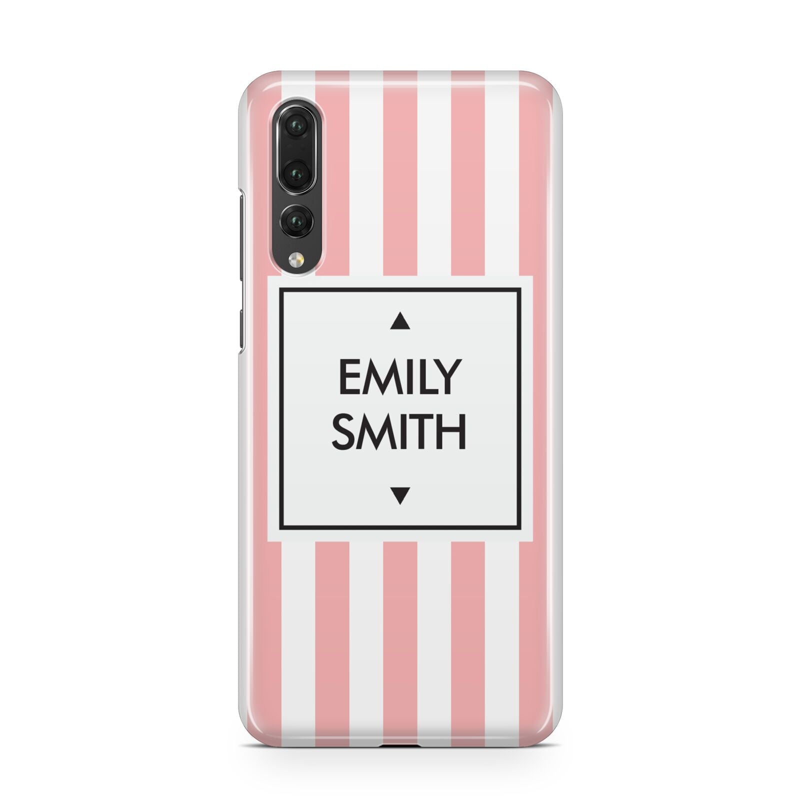 Personalised Candy Striped Name Initials Huawei P20 Pro Phone Case