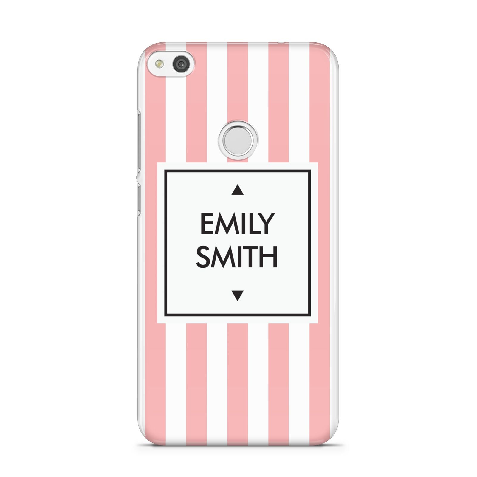 Personalised Candy Striped Name Initials Huawei P8 Lite Case