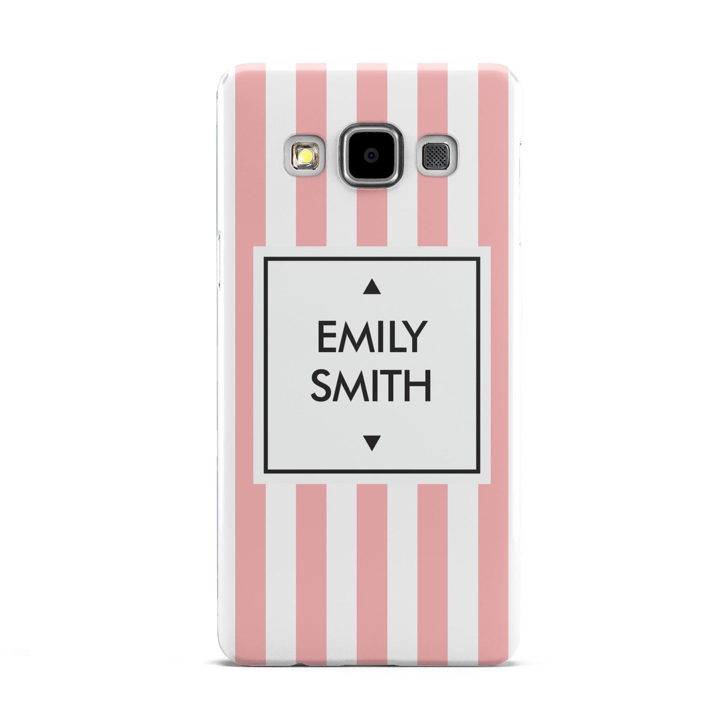 Personalised Candy Striped Name Initials Samsung Galaxy A5 Case