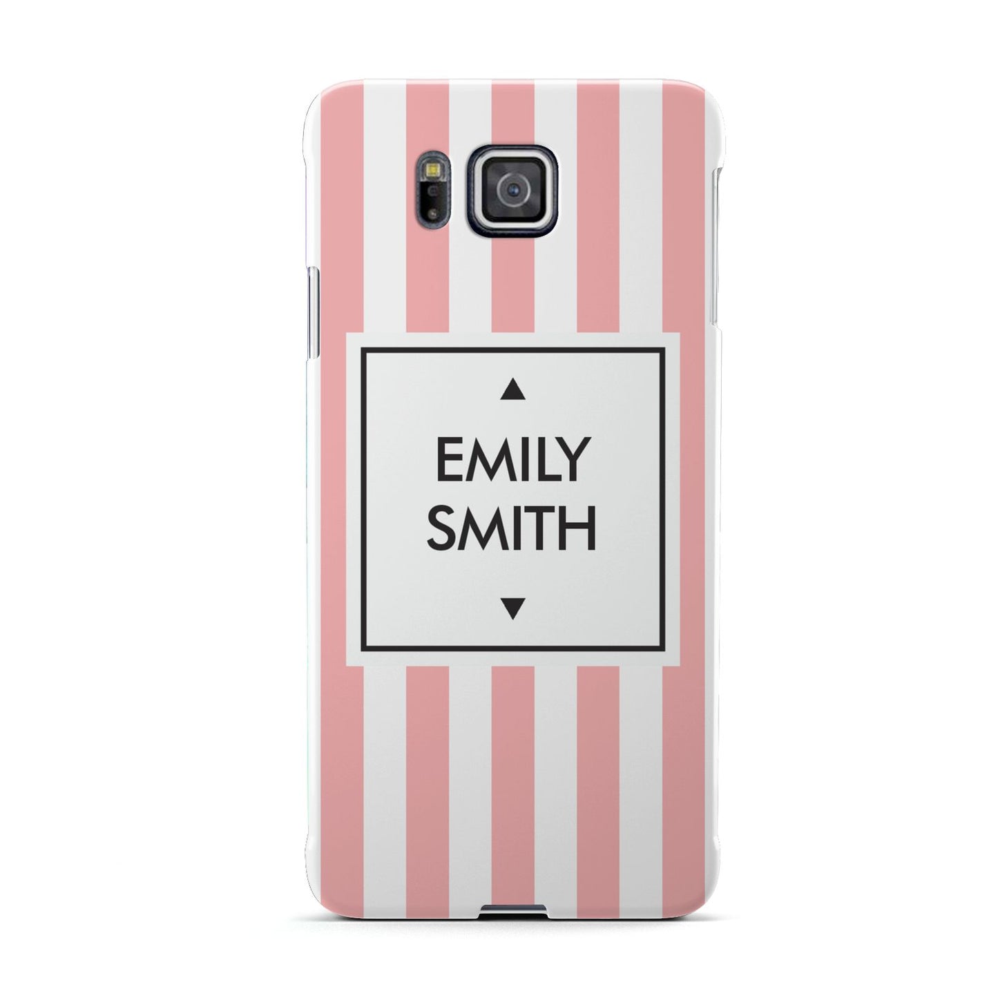 Personalised Candy Striped Name Initials Samsung Galaxy Alpha Case