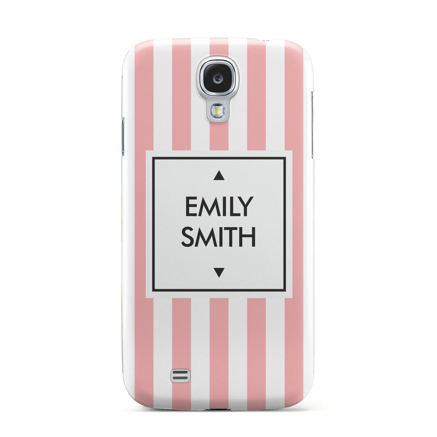 Personalised Candy Striped Name Initials Samsung Galaxy S4 Case