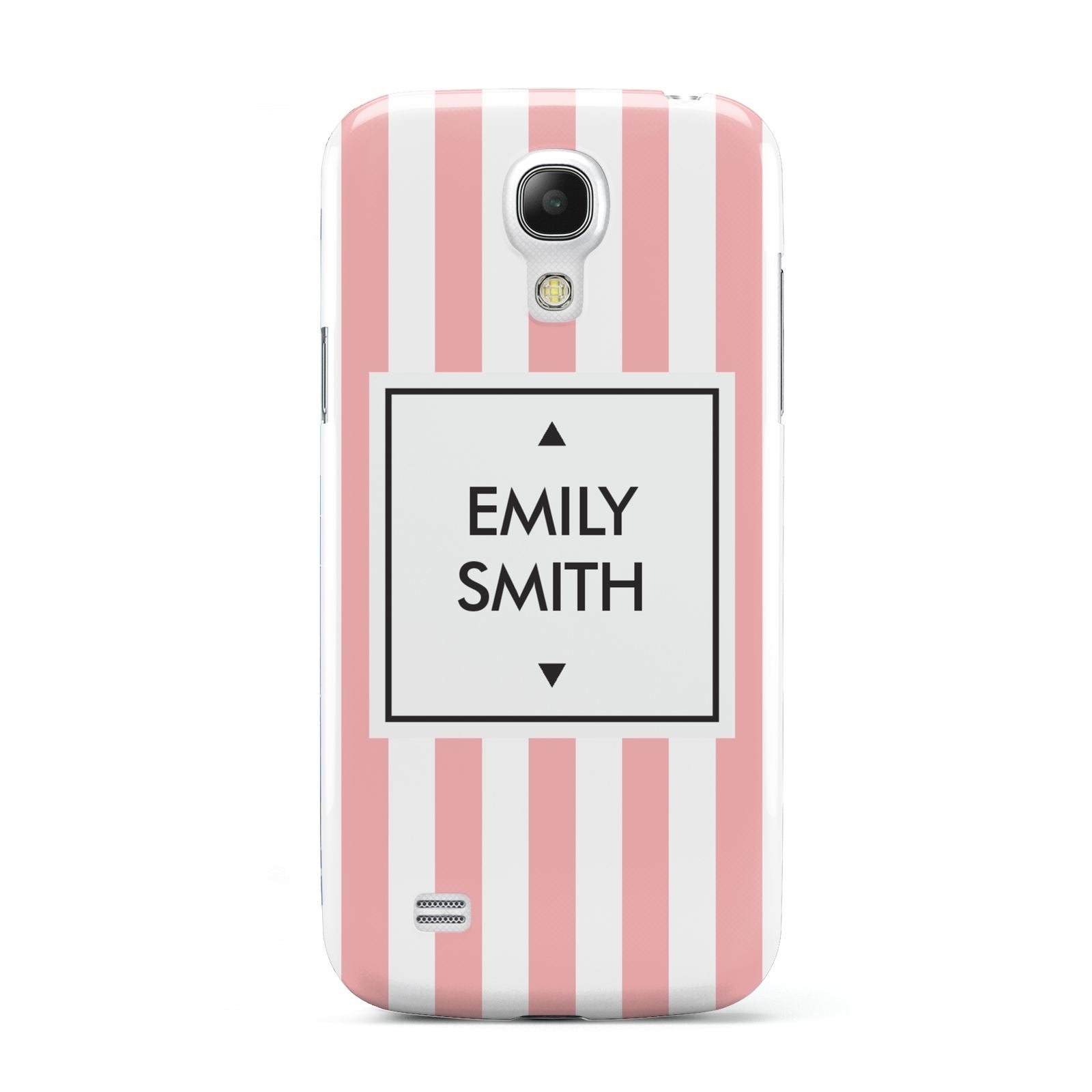 Personalised Candy Striped Name Initials Samsung Galaxy S4 Mini Case