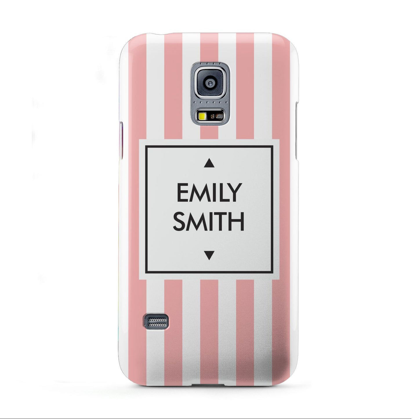 Personalised Candy Striped Name Initials Samsung Galaxy S5 Mini Case