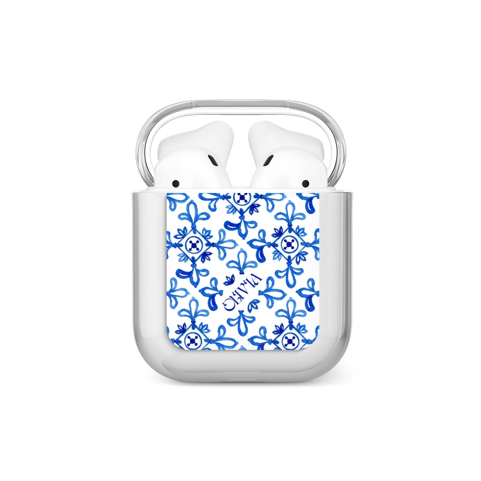 Personalised Capri Tiles AirPods Case