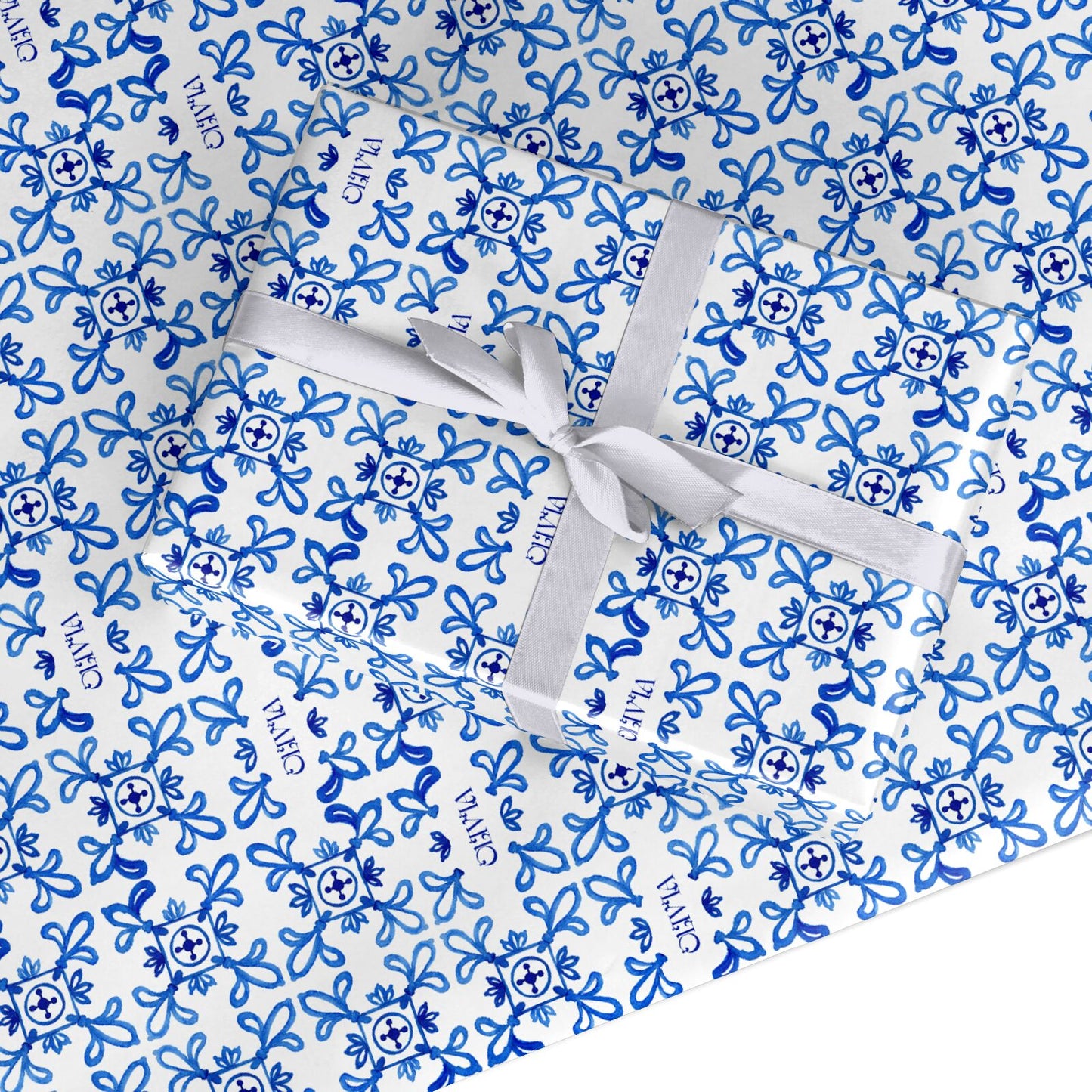 Personalised Capri Tiles Custom Wrapping Paper