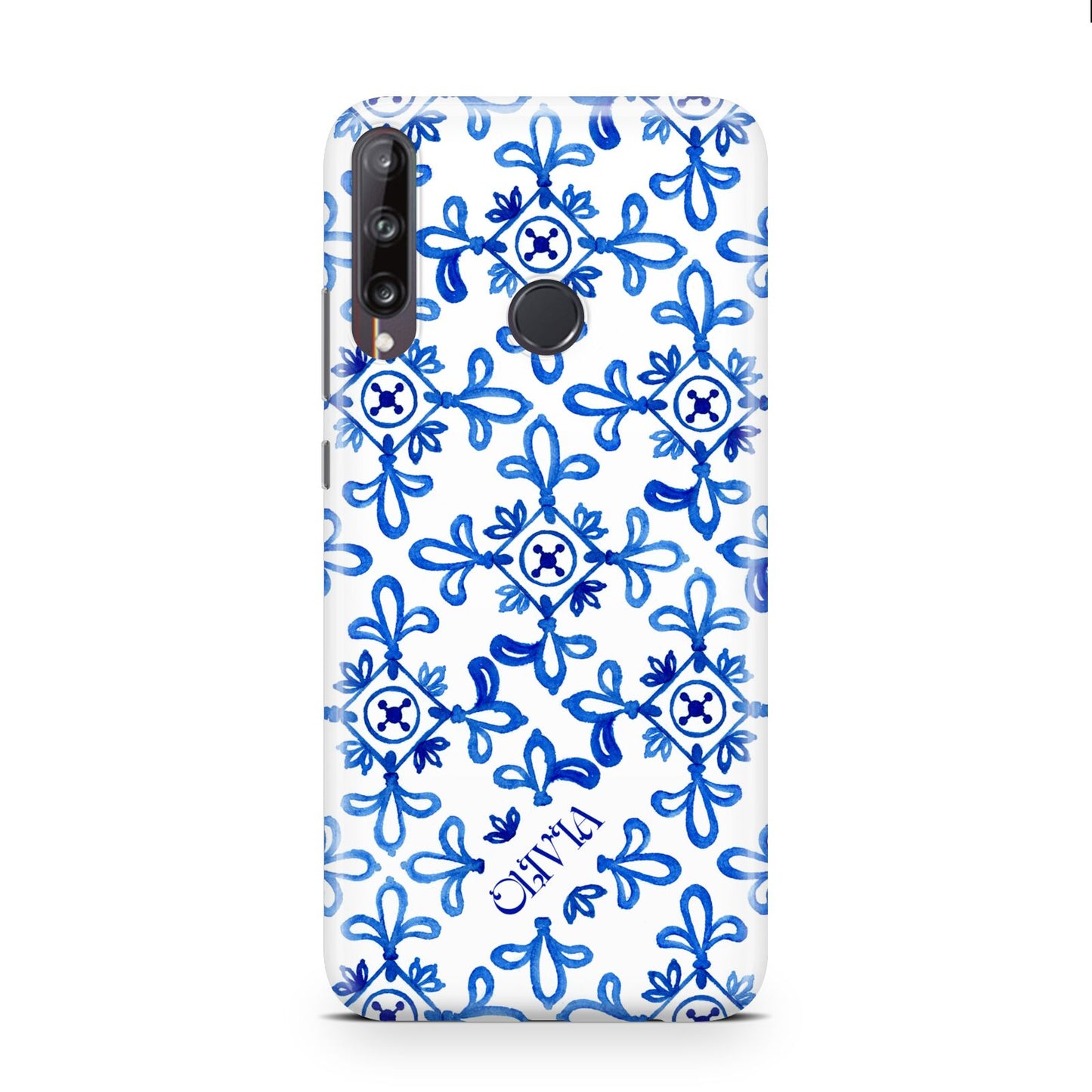 Personalised Capri Tiles Huawei P40 Lite E Phone Case