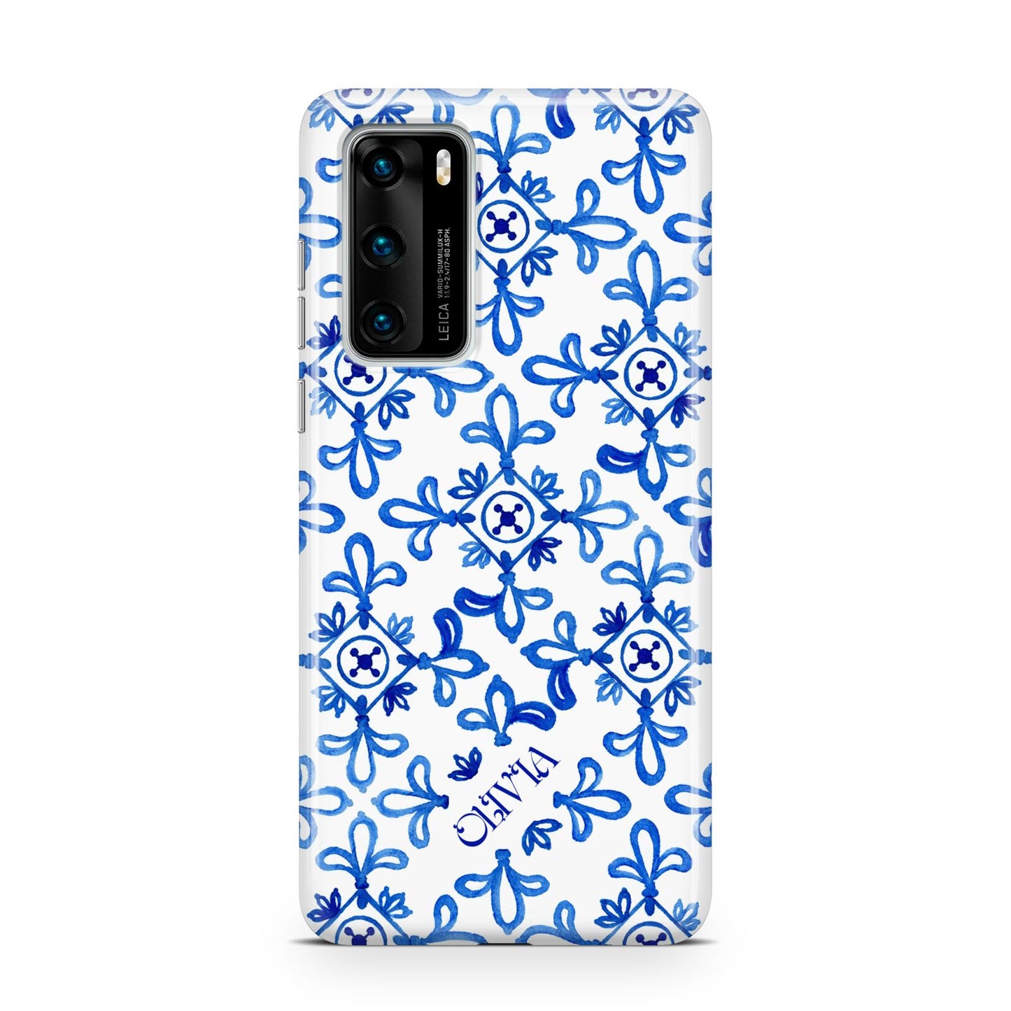 Personalised Capri Tiles Huawei P40 Phone Case