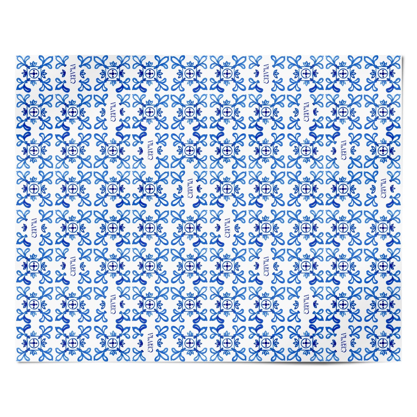 Personalised Capri Tiles Personalised Wrapping Paper Alternative