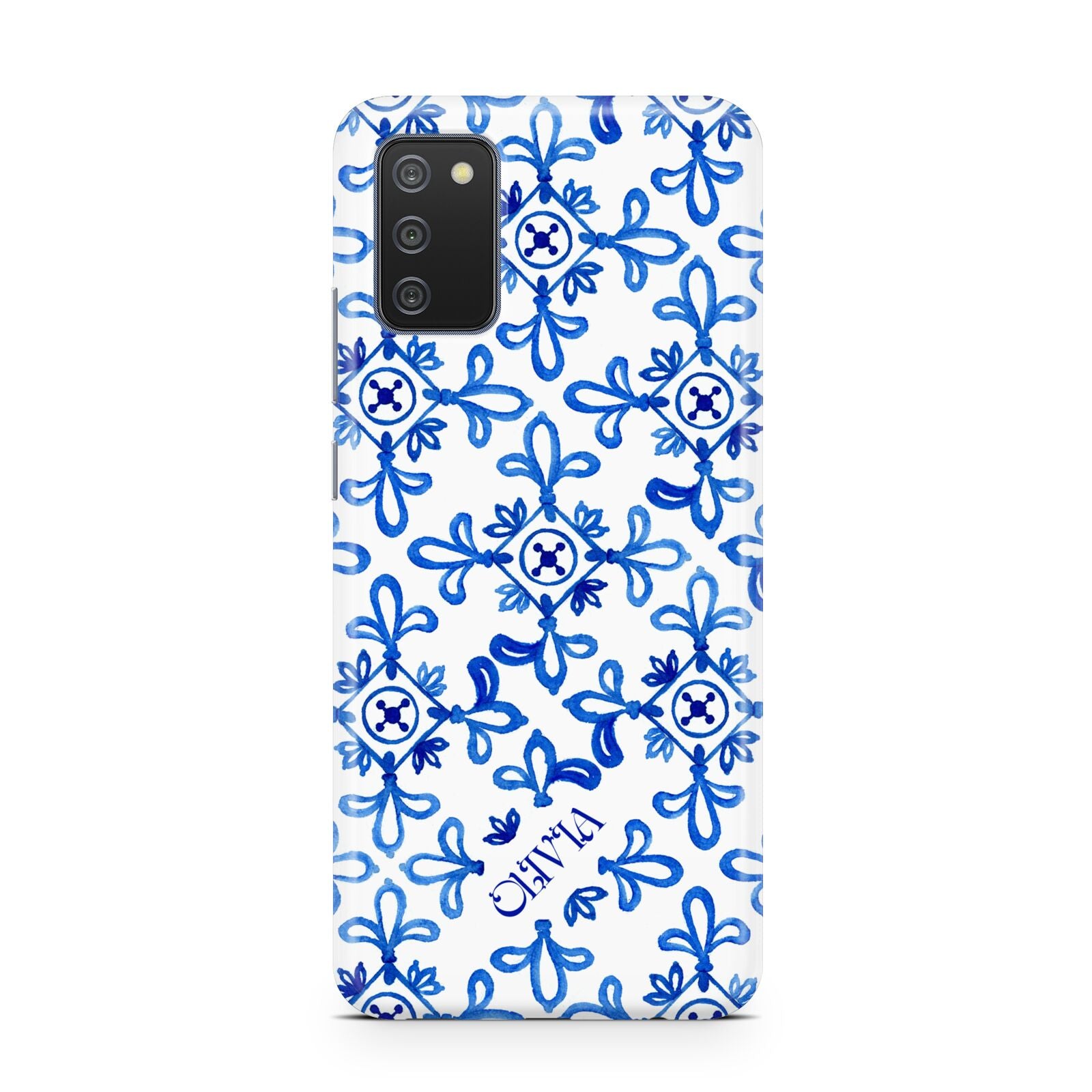 Personalised Capri Tiles Samsung A02s Case