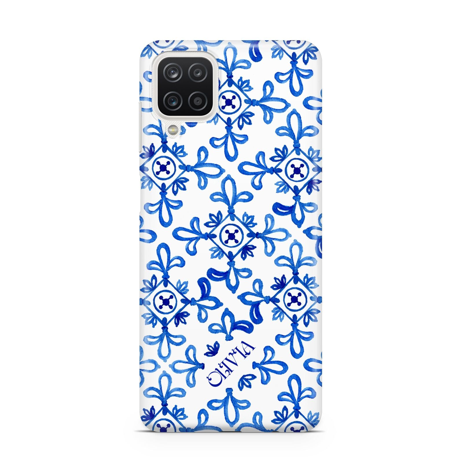 Personalised Capri Tiles Samsung A12 Case