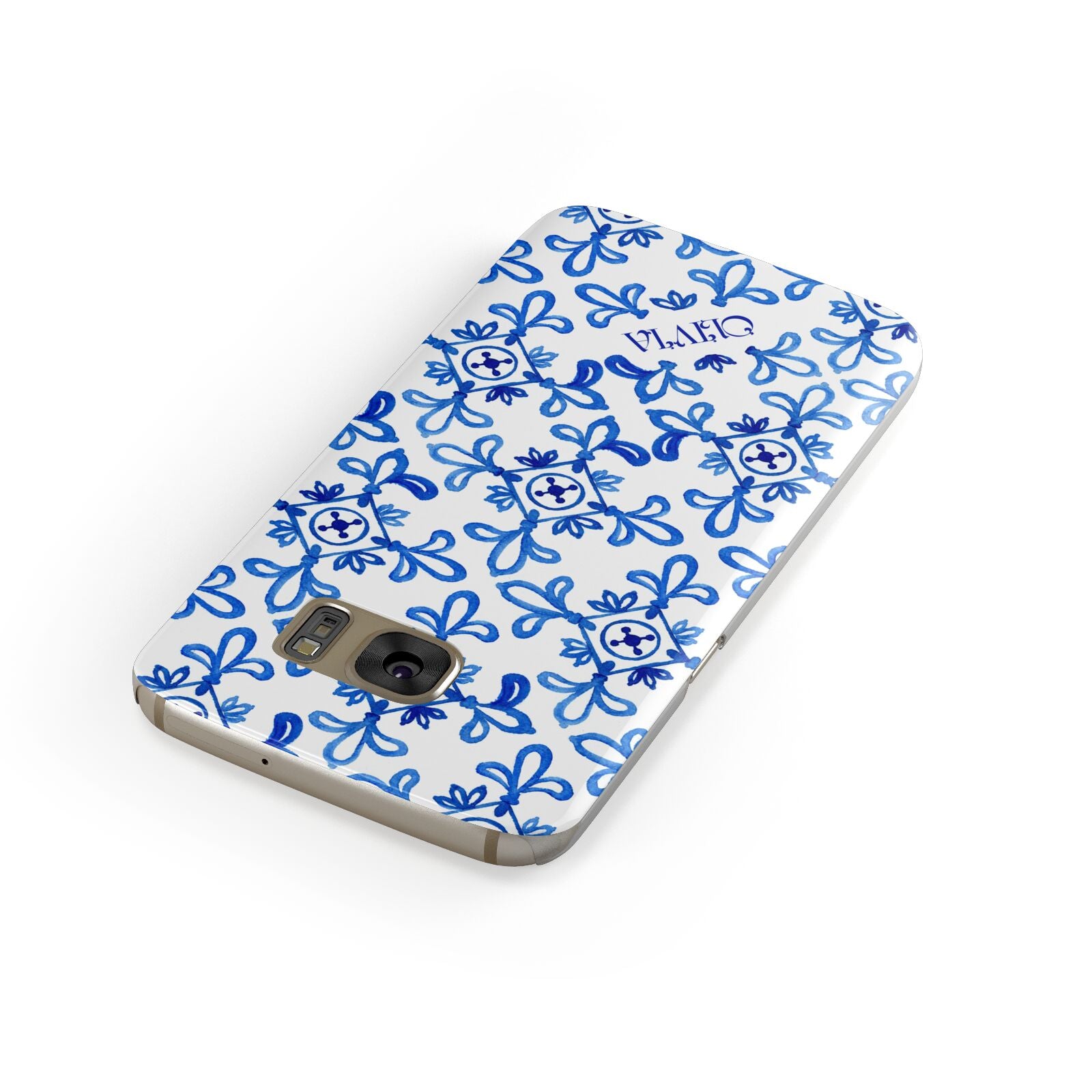 Personalised Capri Tiles Samsung Galaxy Case Front Close Up