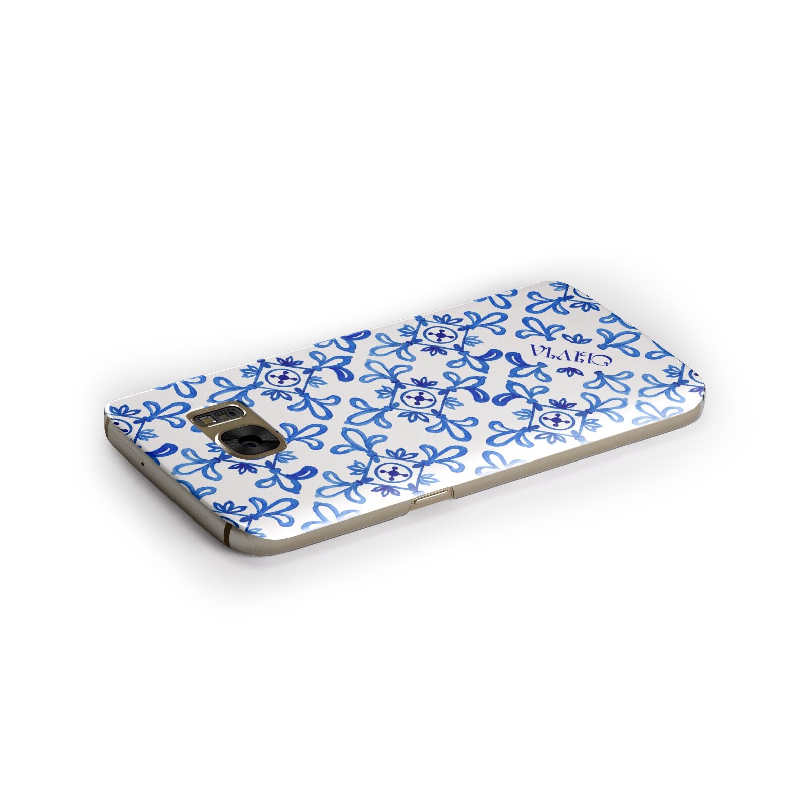 Personalised Capri Tiles Samsung Galaxy Case Side Close Up