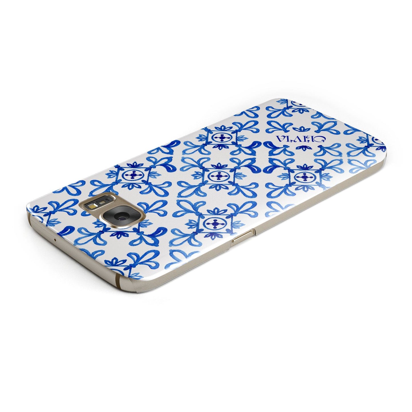 Personalised Capri Tiles Samsung Galaxy Case Top Cutout