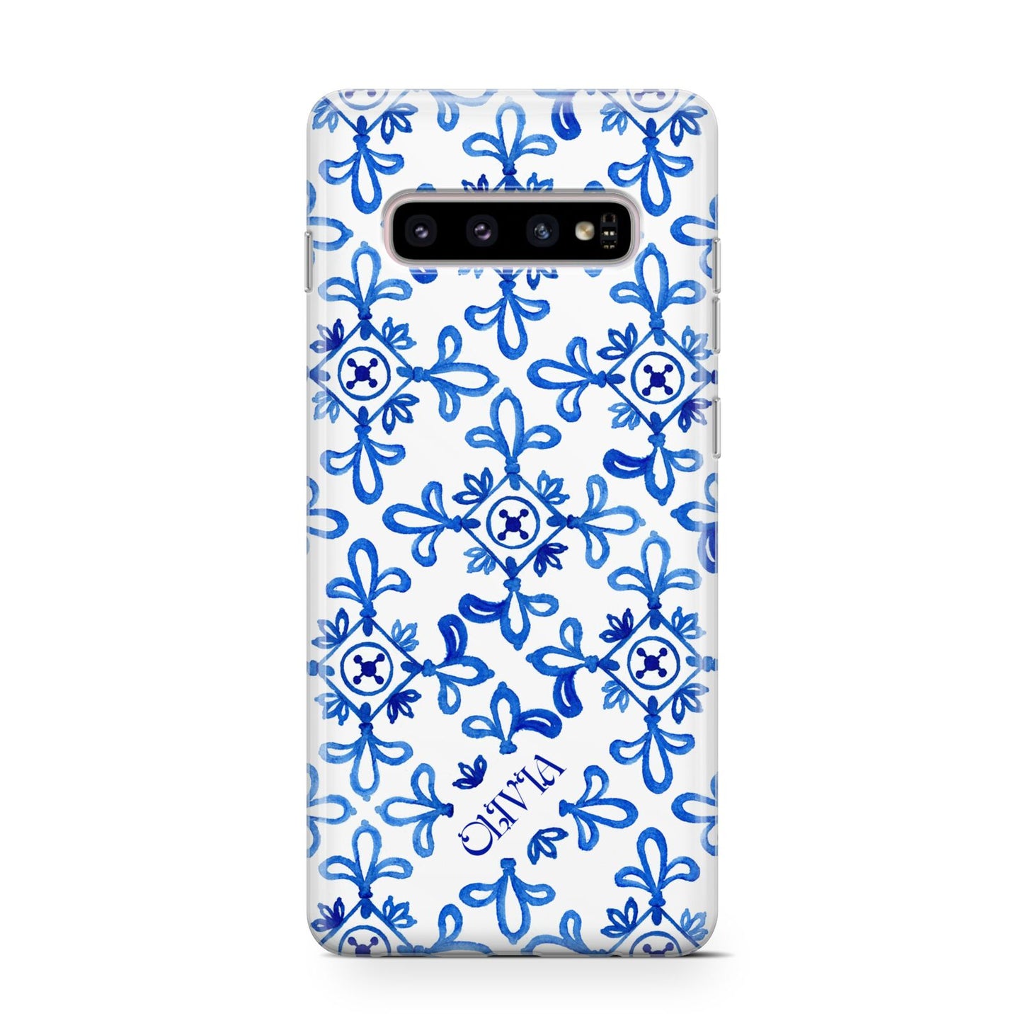 Personalised Capri Tiles Samsung Galaxy S10 Case