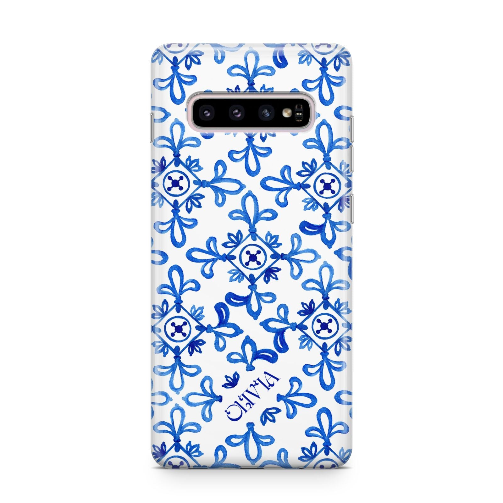 Personalised Capri Tiles Samsung Galaxy S10 Plus Case