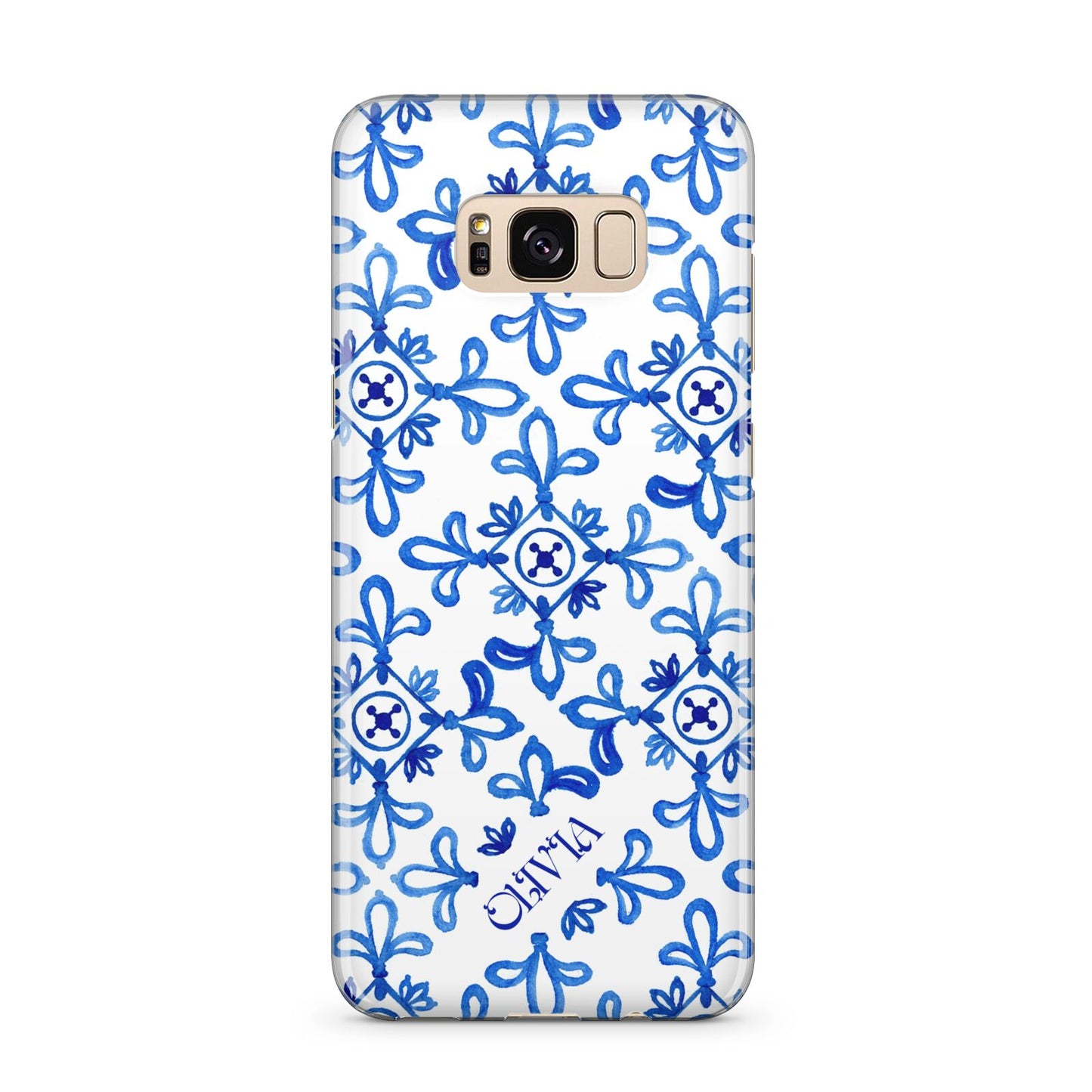 Personalised Capri Tiles Samsung Galaxy S8 Plus Case