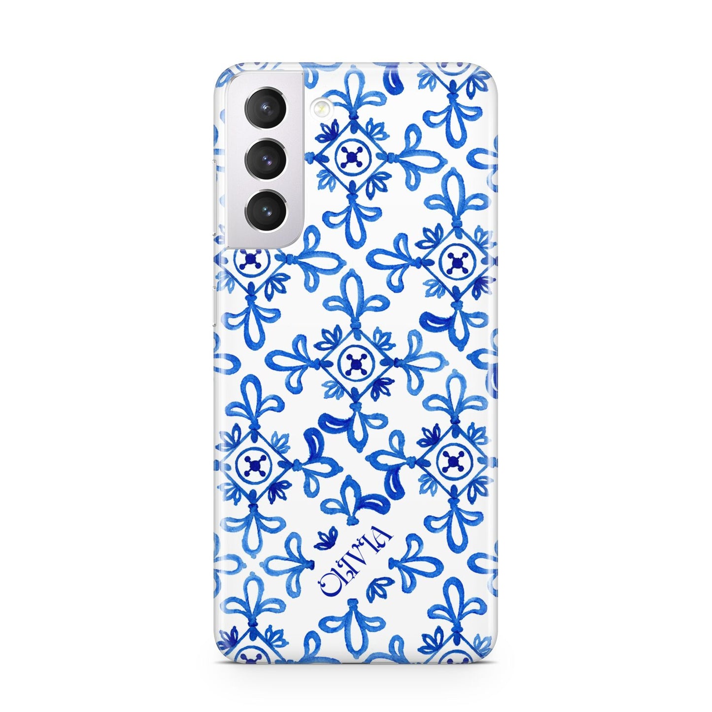 Personalised Capri Tiles Samsung S21 Case