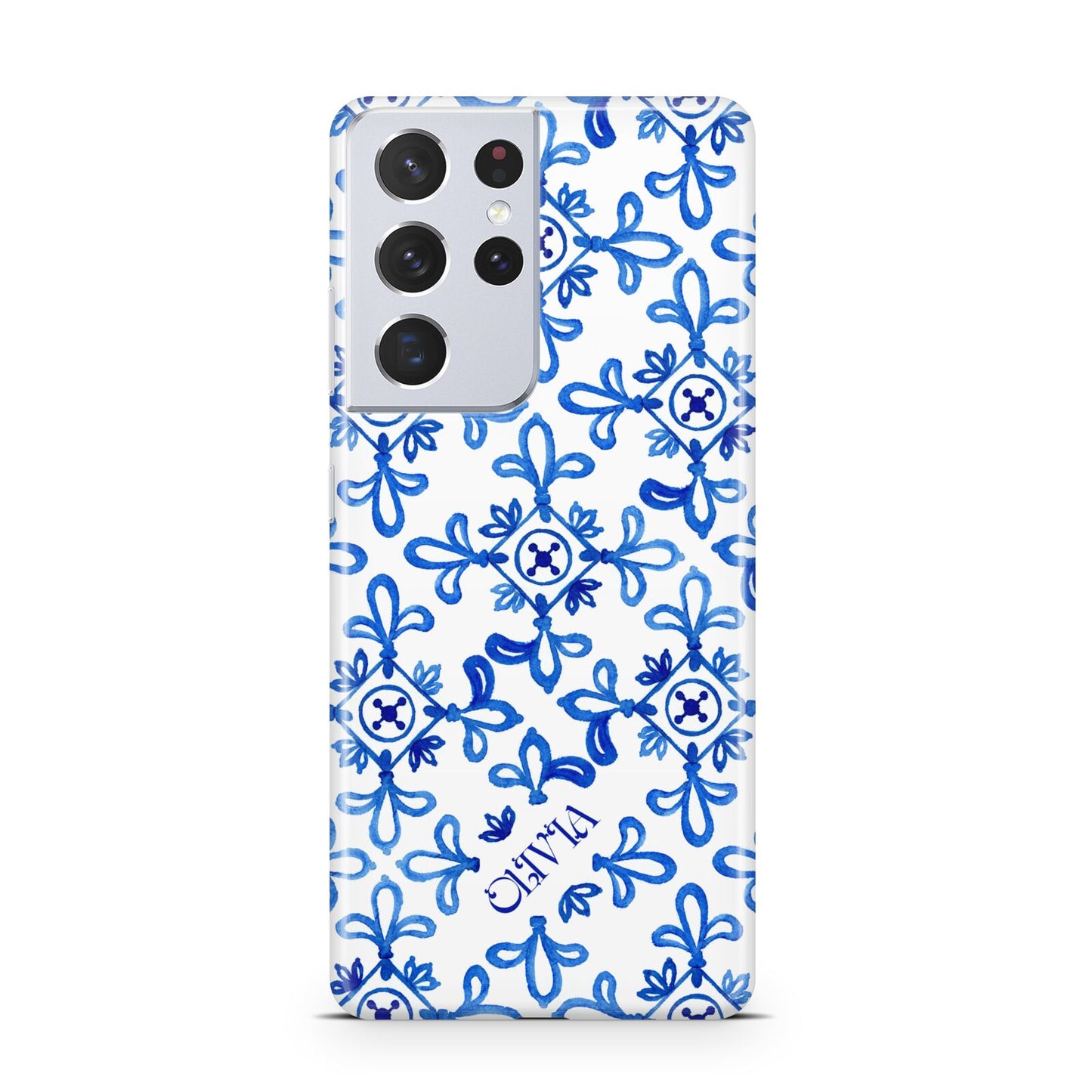 Personalised Capri Tiles Samsung S21 Ultra Case