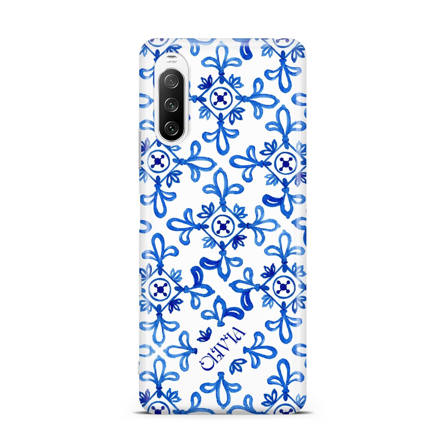 Personalised Capri Tiles Sony Xperia 10 III Case