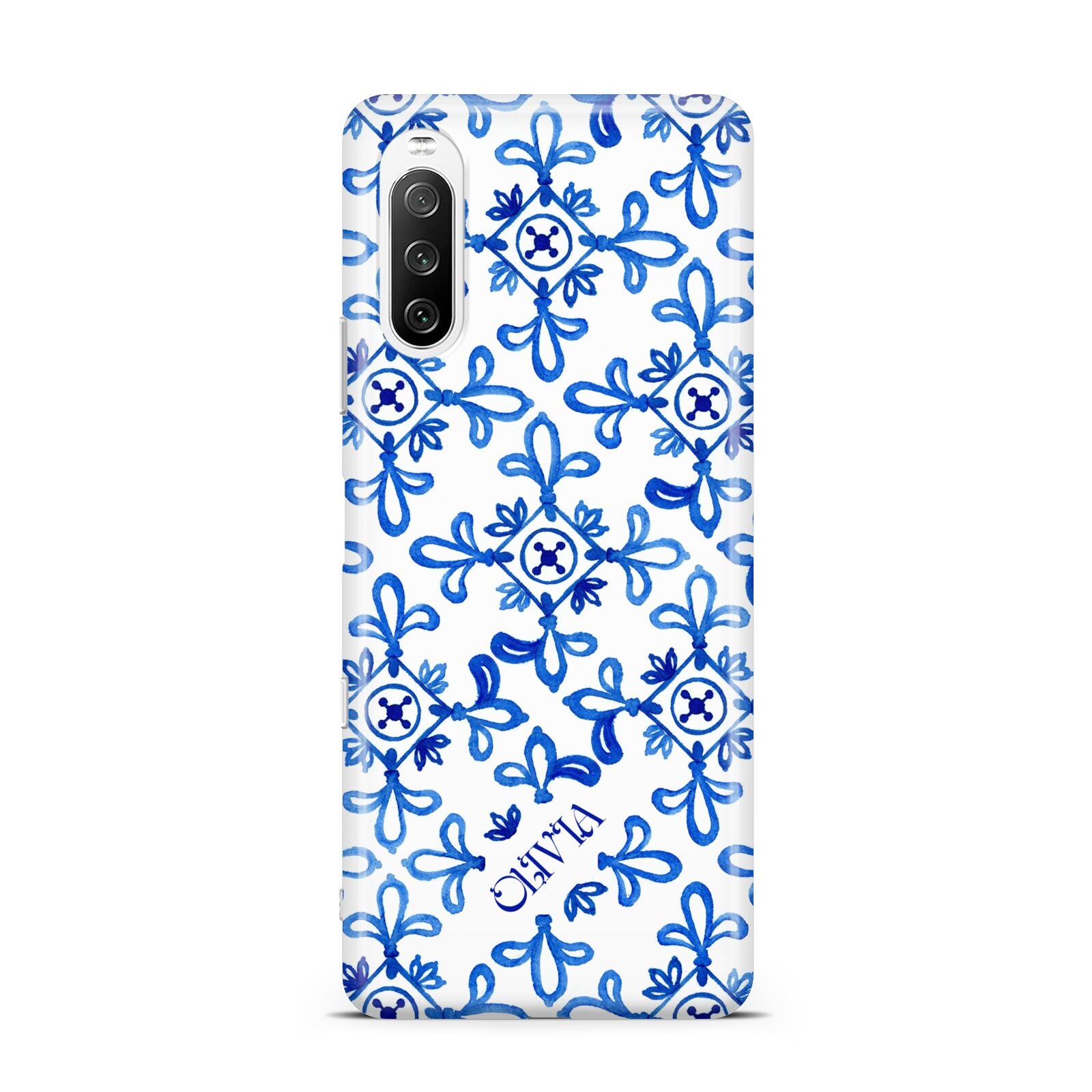 Personalised Capri Tiles Sony Xperia 10 III Case