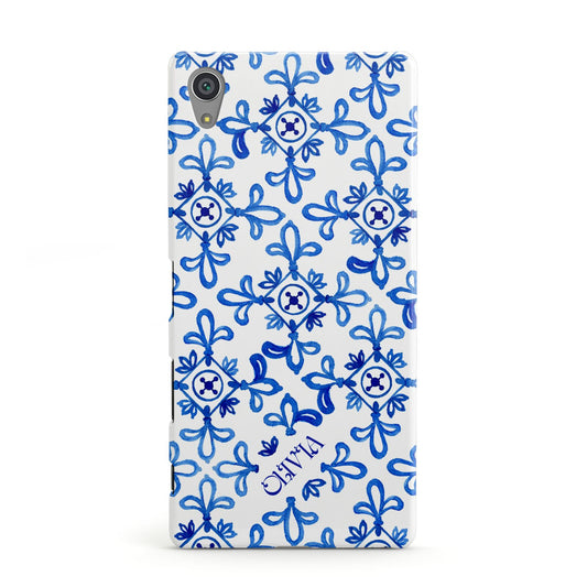 Personalised Capri Tiles Sony Xperia Case