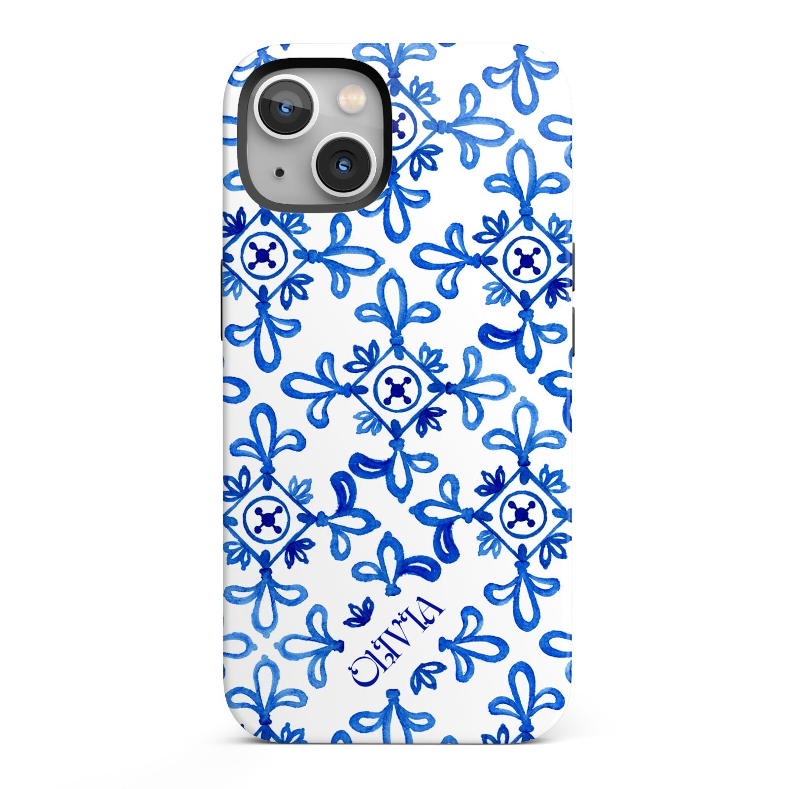 Personalised Capri Tiles iPhone 13 Full Wrap 3D Tough Case