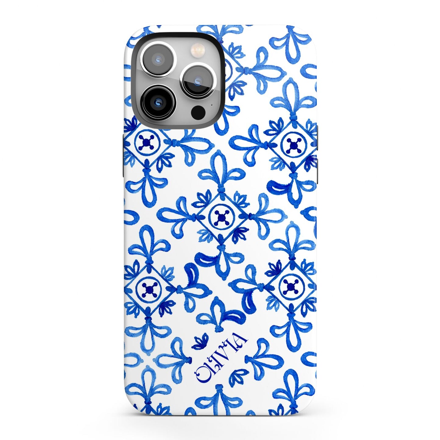Personalised Capri Tiles iPhone 13 Pro Max Full Wrap 3D Tough Case