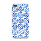 Personalised Capri Tiles iPhone 7 Plus Bumper Case on Silver iPhone
